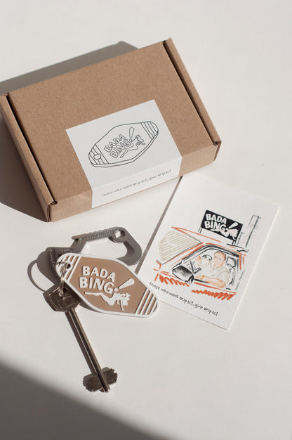 Брелок "Bada Bing!"