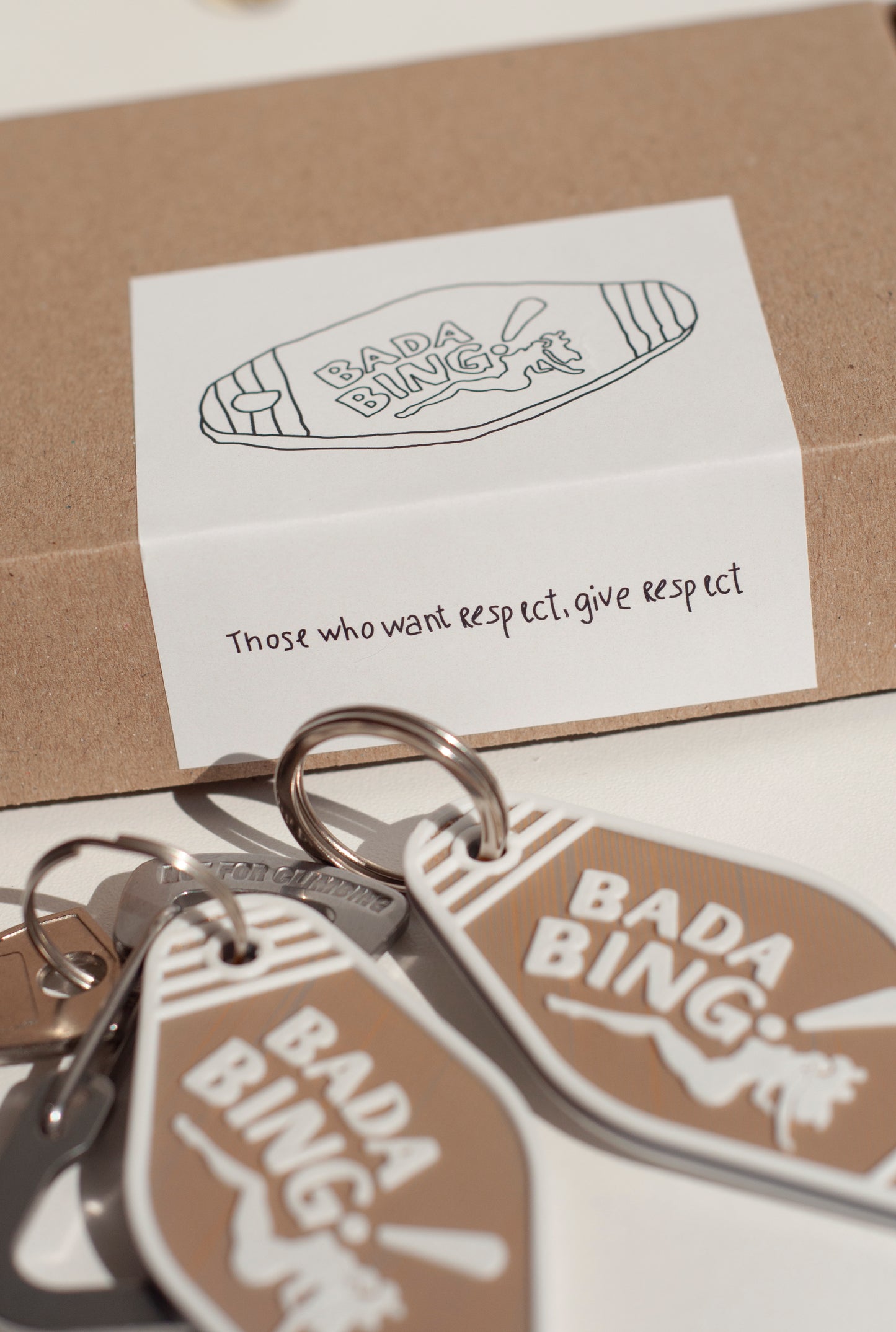 Брелок "Bada Bing!"